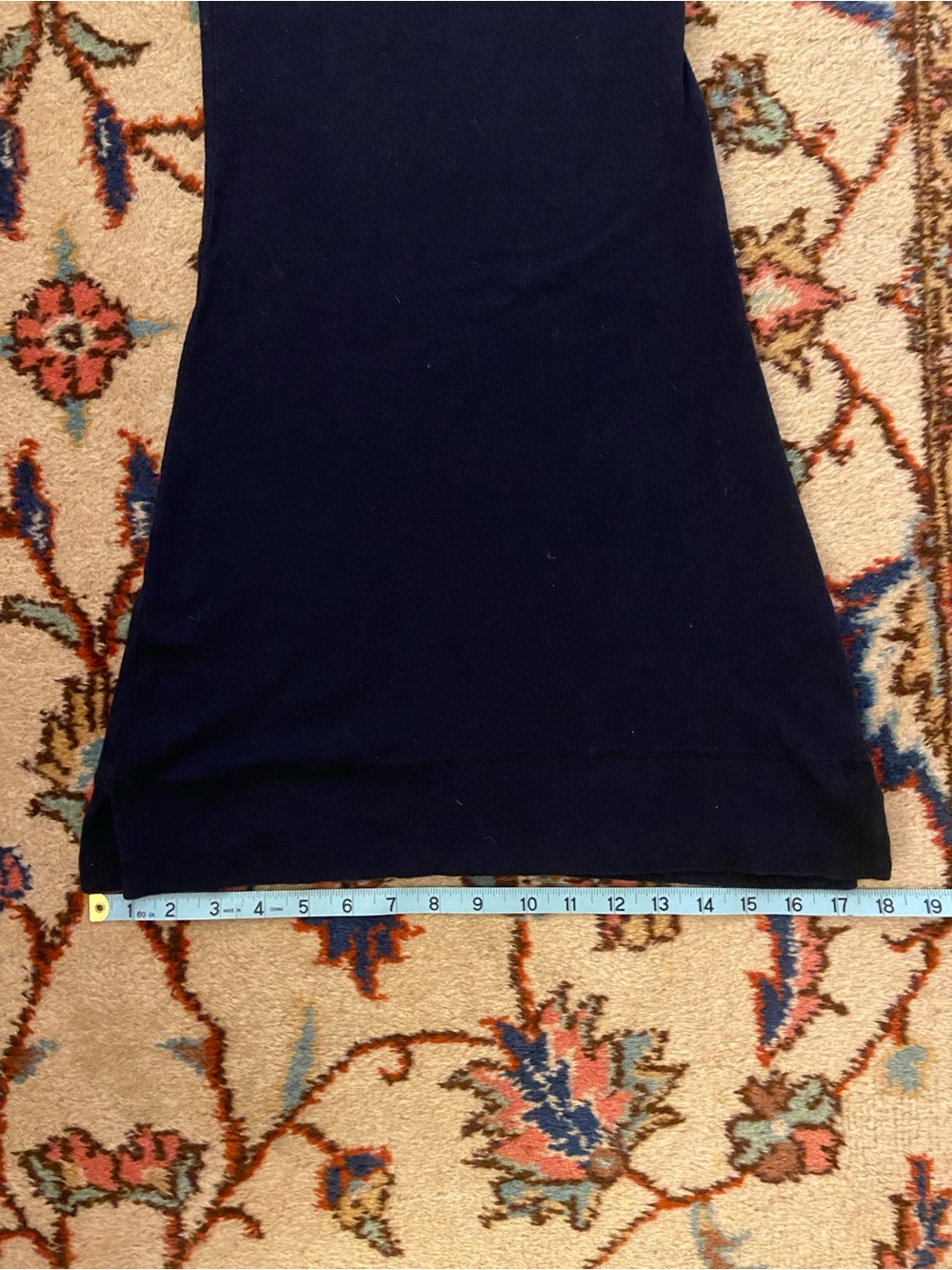 Crown Jewel Navy Blue Knit Bodycon Mini Dress S - Picture 2 of 6